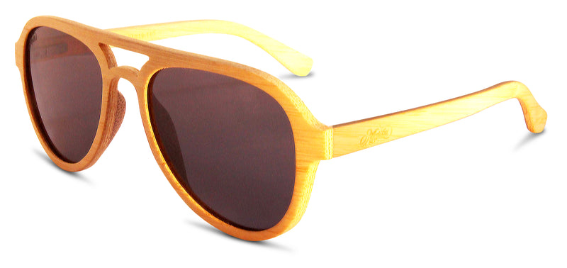 Buy Online Unique, Stylish and Premium Quality Bamboo Aviator Sunglasses In Australia - Martzi Eyewear
